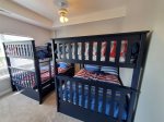 3rd Bedroom with 2 Double Bunk Beds